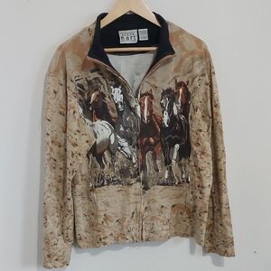 Vintage KEREN Hart Horse Top
